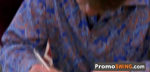 Horny couple is looking for a full swinger swap tonight!